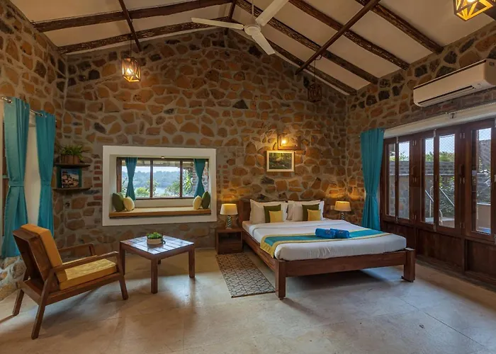 Saffronstays Lake House Marigold, Nashik - Rustic Cottages With Private Plunge Pool