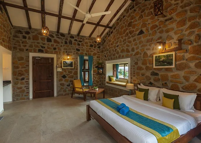 Saffronstays Lake House Marigold, Nashik - Rustic Cottages With Private Plunge Pool
